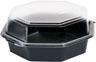 Octaview® 190 x 190 x 80 mm Sort 1-Rum, 270 Stk/kart (1 x 270 Stk)
