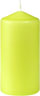 Bougie cylindre 100 x Ø 50 mm 20 h Kiwi, 60 pc/carton (6 x 10 pc)
