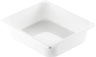 CPET-Schale ½ GN 325 x 265 x 50 mm Weiß ungeteilt, 116 Stk/Krt (1 x 116 Stk)