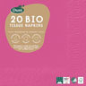 Ubrousek Tissue 24 x 24 cm Fuchsiová 3-vrs, 240 ks/krt (12 x 20 ks)