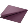 Serviette ouate 40 x 40 cm Prune 3 plis, 1000 pc/carton (8 x 125 pc)