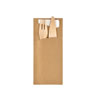 Duni Sacchetto® Tissue 8,5 x 19 cm eco Brown, 200 pcs/box (4 x 50 pcs)