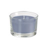 Kerzenglas 6 x Ø 8,5 cm 18 Std. Steel Blue, 12 Stk/Krt (12 x 1 Stk)