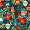 Tissue Napkin 33 x 33 cm Flourish Xmas Tree 3-ply, 240 pcs/box (12 x 20 pcs)