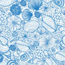 Tissue Napkin 33 x 33 cm Seashell Pattern 3-ply, 240 pcs/box (12 x 20 pcs)