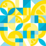 Tissue-Serviette 33 x 33 cm Citrus Era Yellow 3-lagig, 240 Stk/Krt (12 x 20 Stk)