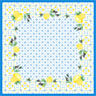 Cubremantel Dunicel® 84 x 84 cm Mediterrian, 100 unid./caja (5 x 20 unid.)