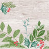 Servilleta tisú 40 x 40 cm Winter Greenery, 300 unid./caja (6 x 50 unid.)