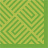 Tissue serviett 24 x 24 cm Mosaic Kiwi 3-lag, 240 Stk/krt (12 x 20 Stk)