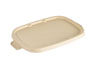 Cube Lid Rectangular 900/1200 ml Brown, 160 pcs/box (4 x 40 pcs)