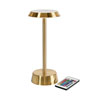 LED Lamp Cordless Nour 26,3 cm (H) 11,9 cm (D) 14 h Brass, 6 pcs/box (6 x 1 pcs)