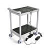 Carro con 4 soportes para cargar 6 lámparas LED, o 24 lámparas LED en total, 45 x 60 x 90 cm 45 x 65 x 90 cm Gris, 1 unid./caja (1 x 1 unid.)