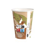 Pappbeger Eco for varm drikke 36 cl Flerfarget, 800 Stk/krt (16 x 50 Stk)