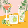Tissue Napkin 33 x 33 cm Drinks 3-ply, 240 pcs/box (12 x 20 pcs)