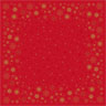 Bio Dunicel®-Mitteldecke 84 x 84 cm Stargazing Red, 100 Stk/Krt (5 x 20 Stk)