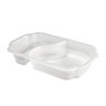 Barquette Take-Away Plus 250 x 159 x 45 mm Transparent 2-Comp, 246 pc/carton (1 x 246 pc)