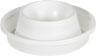 Coquetier 80 x 80 x 20 mm Blanc, 2300 pc/carton (23 x 100 pc)