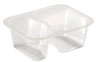 Side Dish Tray 138 x 114 x 53 mm Transparent 2-Comp, 480 pcs/box (1 x 480 pcs)