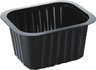 PP-Schälchen 138 x 114 x 70 mm Schwarz ungeteilt, 276 Stk/Krt (1 x 276 Stk)