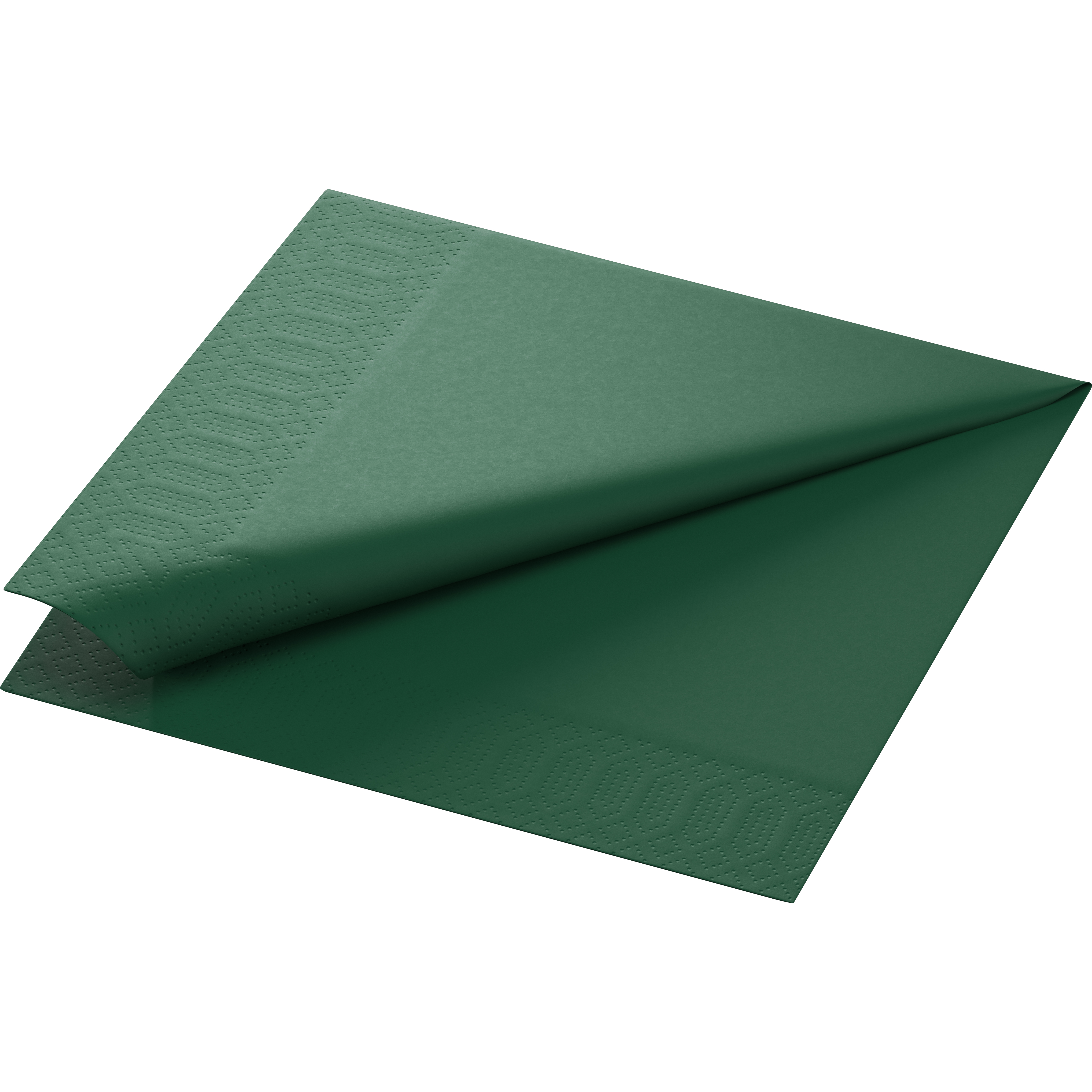 Serviettes Papier Duni 2 Plis Vert Foncé - Lot économique 1250 Serviettes