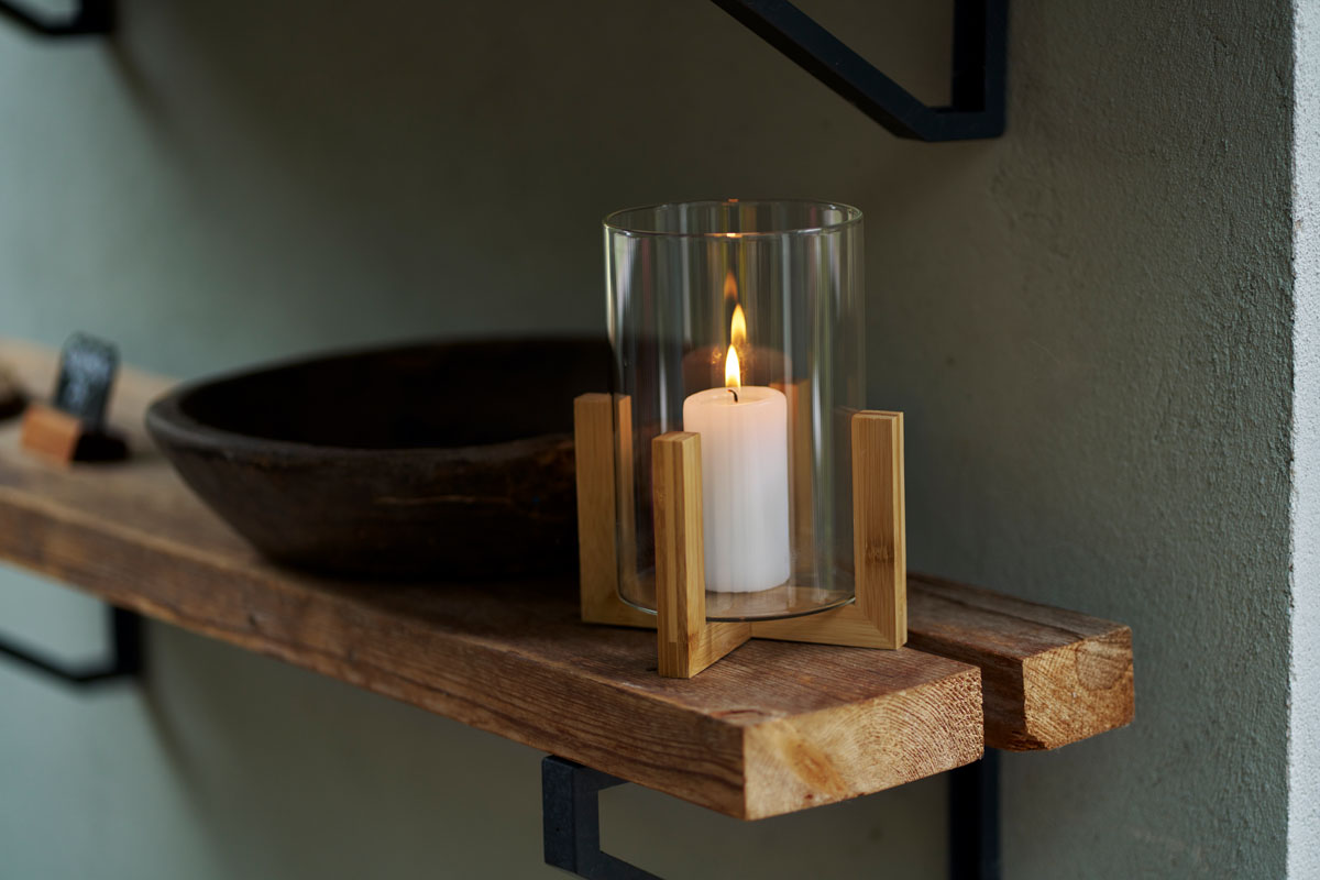 Candle Holder Esme 15 x 15 x 22 cm Assorted, 4 pcs/box (4 x 1 pcs