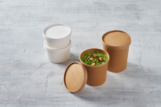 Ronda Bowl Slim 350 ml Brown 1-Comp, 525 pcs/box (15 x 35 pcs)