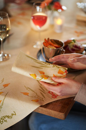 Dunisoft® Serviette 40 x 40 cm Fall Beauty, 360 Stk/Krt (6 x 60 Stk)