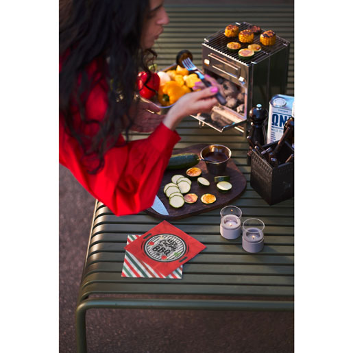 Tissue Napkin 33 x 33 cm BBQ Grill 3-ply, 240 pcs/box (12 x 20 pcs)