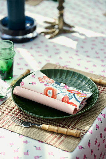 Dunisoft®-Serviette 40 x 40 cm Vibrant Bloom, 144 Stk/Krt (12 x 12 Stk)