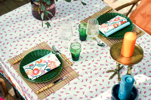 Dunisoft®-Serviette 40 x 40 cm Vibrant Bloom, 144 Stk/Krt (12 x 12 Stk)