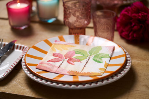 Tissue-Serviette 33 x 33 cm Nomad Tropic 3-lagig, 240 Stk/Krt (12 x 20 Stk)