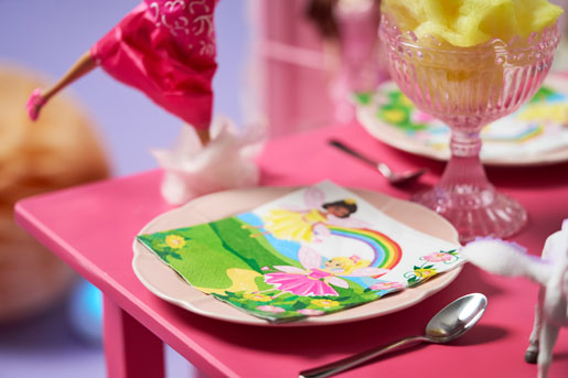 Tissue Napkin 33 x 33 cm Princess fairy 3-ply, 240 pcs/box (12 x 20 pcs)