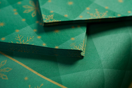 Tissue-Serviette 33 x 33 cm Rhombus Green 3-lagig, 1000 Stk/Krt (4 x 250 Stk)