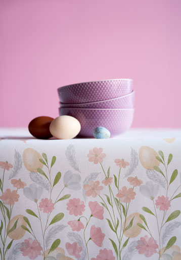 Dunicel® duk 138 x 220 cm Soft Easter, 5 St/kart (5 x 1 St)