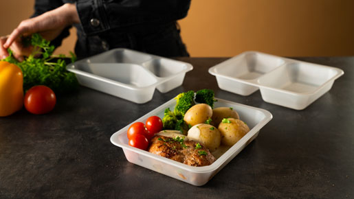 Cater Line Tray 227 x 178 x 40 mm Transparent 1-Comp, 216 pcs/box (1 x 216 pcs)