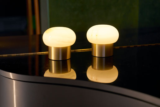 LED Lamp Cordless Namak 11,5 x 10,5 14 h Brass, 6 pcs/box (6 x 1 pcs)