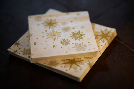 Ubrousek Tissue 33 x 33 cm Stargazing Cream 3-vrs, 500 ks/krt (10 x 50 ks)