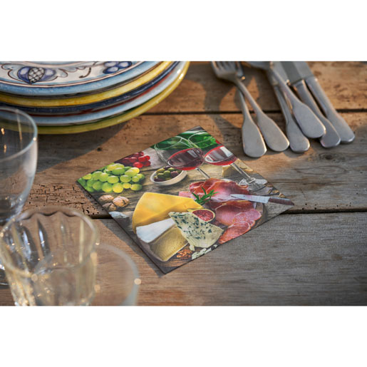 Tissue Napkin 33 x 33 cm Antipasti 3-ply, 240 pcs/box (12 x 20 pcs)