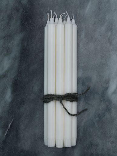 Crown Candle, Stearin 350 x Ø 22 mm 13 h White, 80 pcs/box (8 x 10 pcs)