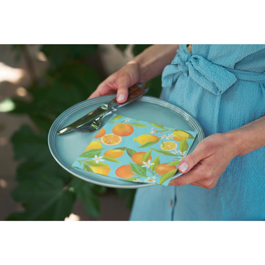 Tissue Napkin 33 x 33 cm Lemon Tree 3-ply, 240 pcs/box (12 x 20 pcs)