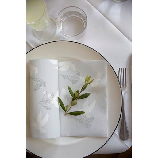 Bio Dunisoft® Serviette 40 x 40 cm Soft Wings, 360 Stk/Krt (6 x 60 Stk)