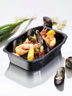 HMR Tray 215 x 148 x 40 mm Black 1-Comp, 328 pcs/box (1 x 328 pcs)