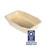Schale HMR 215 x 148 x 40 mm Braun ungeteilt, 320 Stk/Krt (1 x 320 Stk)