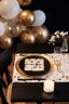 Dunicel® 3 in 1 0,4 x 4,8 m Festive Bubbles Black, 8 Stk/Krt (8 x 1 Stk)
