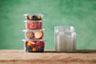 Deli Hinged 125 ml Transparent 1-Comp, 600 pcs/box (12 x 50 pcs)
