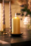 Matt Pillar Candle 150 x Ø 70 mm 50 h Gold, 10 pcs/box (10 x 1 pcs)