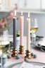 Bougie 250 x Ø 22 mm 9 h Rose tendre, 48 pc/carton (12 x 4 pc)